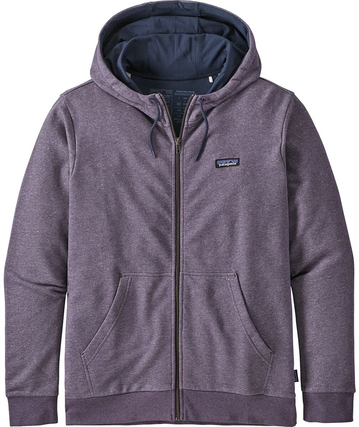 Patagonia M's P-6 Label French Terry Full-Zip Hoody - Piton Purple - Large