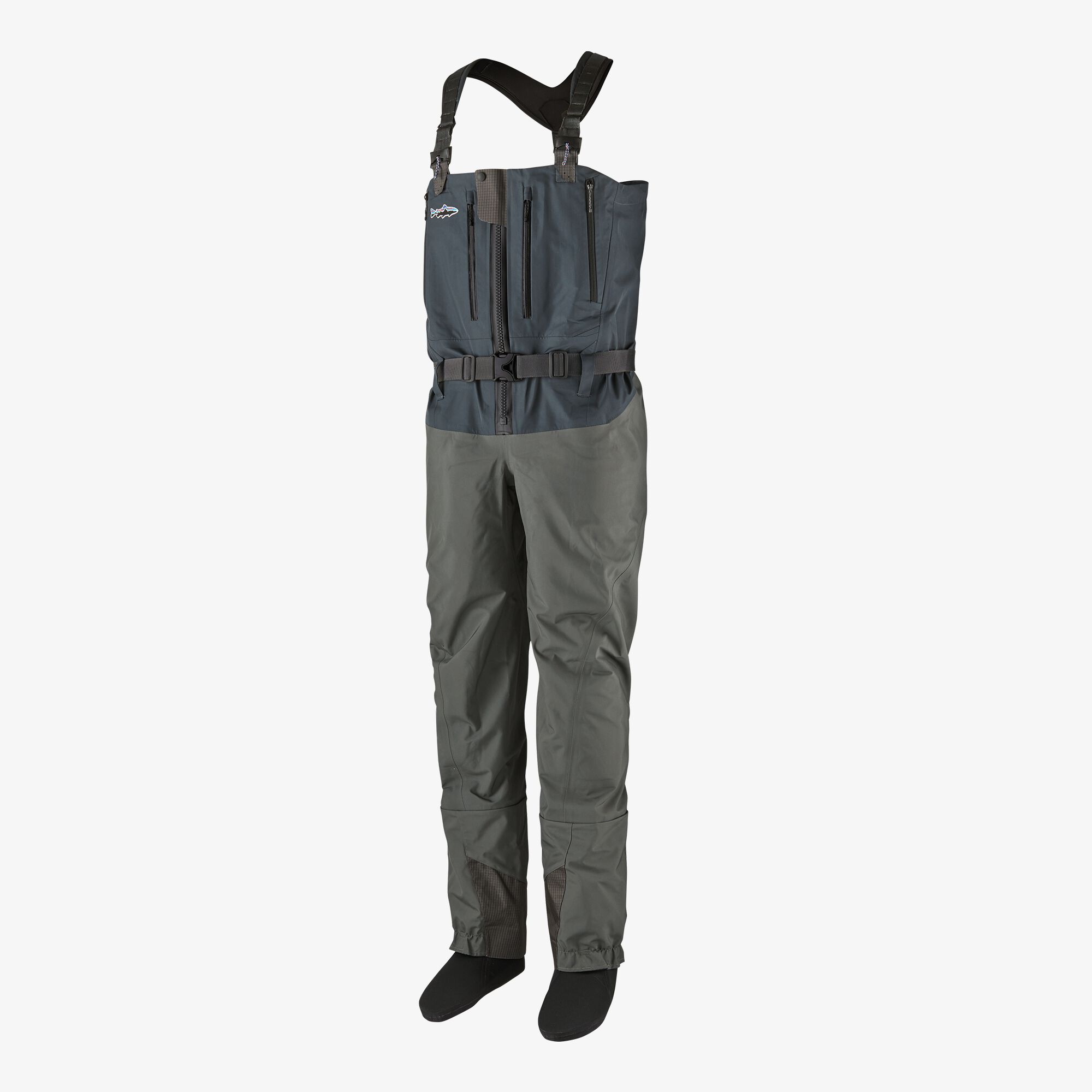 PATAGONIA SWIFTCURRENT EXPEDITION ZIP-FRONT WADER - FORGE GREY - XRM