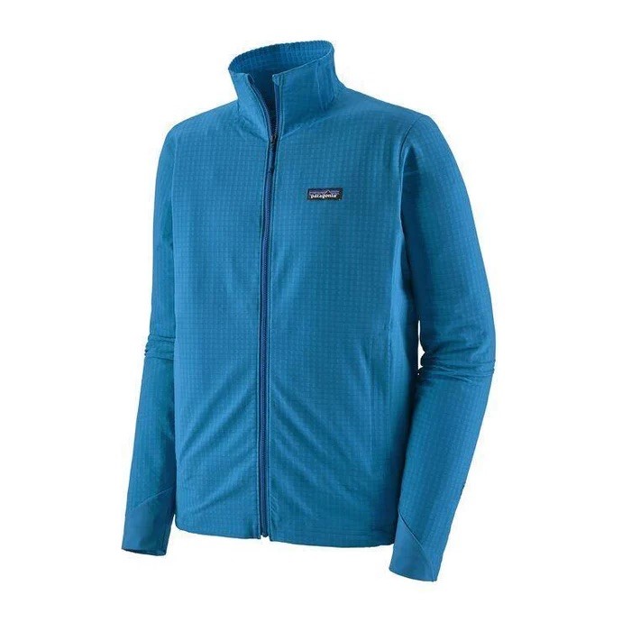 Patagonia M's R1 TechFace Jacket - Andes Blue - Large