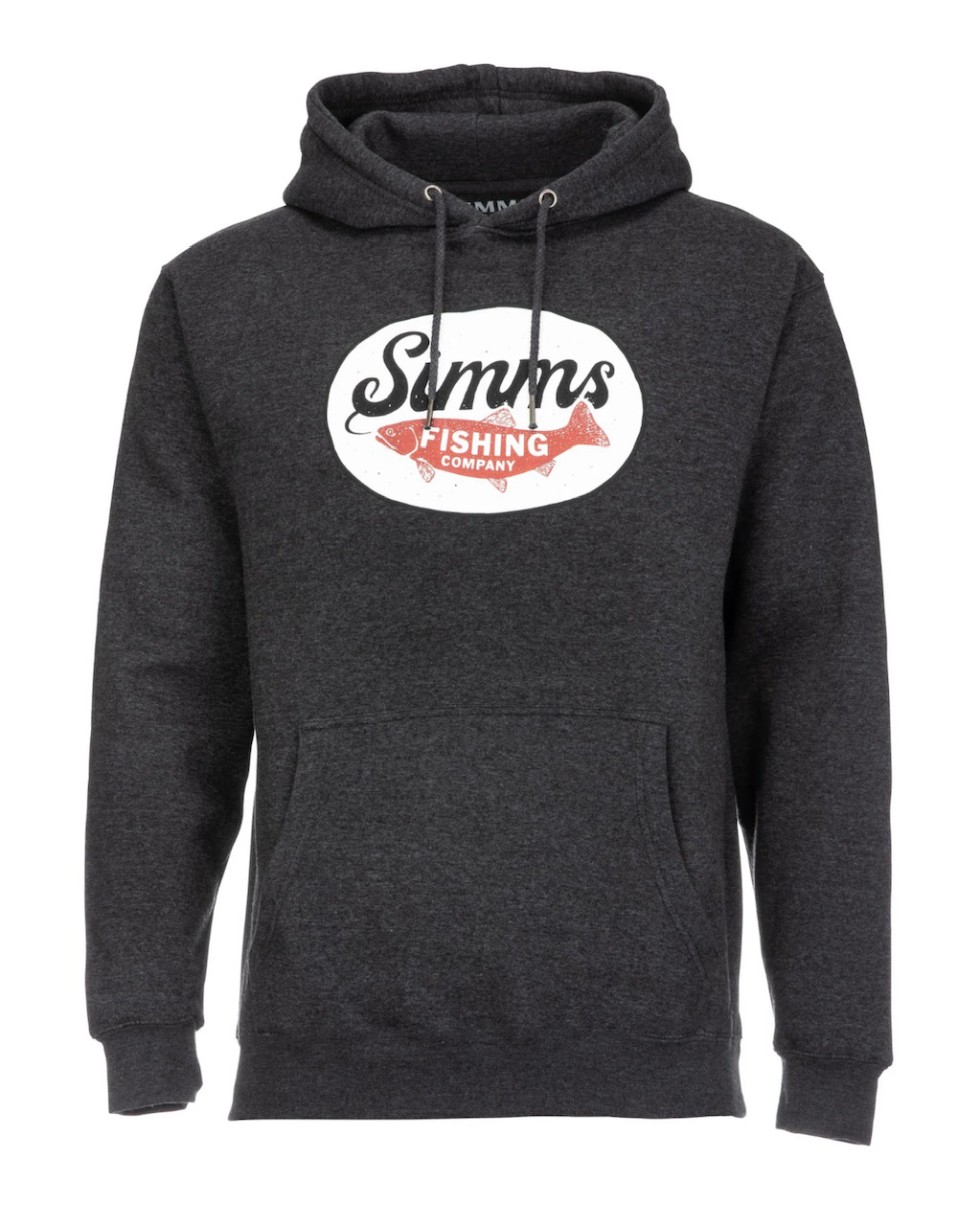 Simms M's Trout Wander Hoody - Charcoal Heather - Large