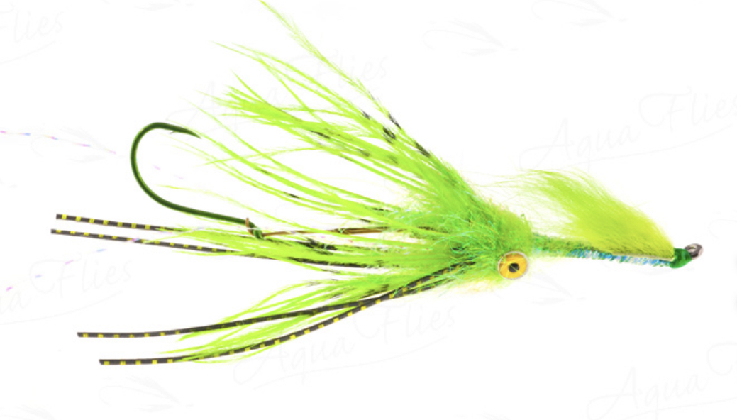 Aqua Flies Greg's Kriller - Chartreuse