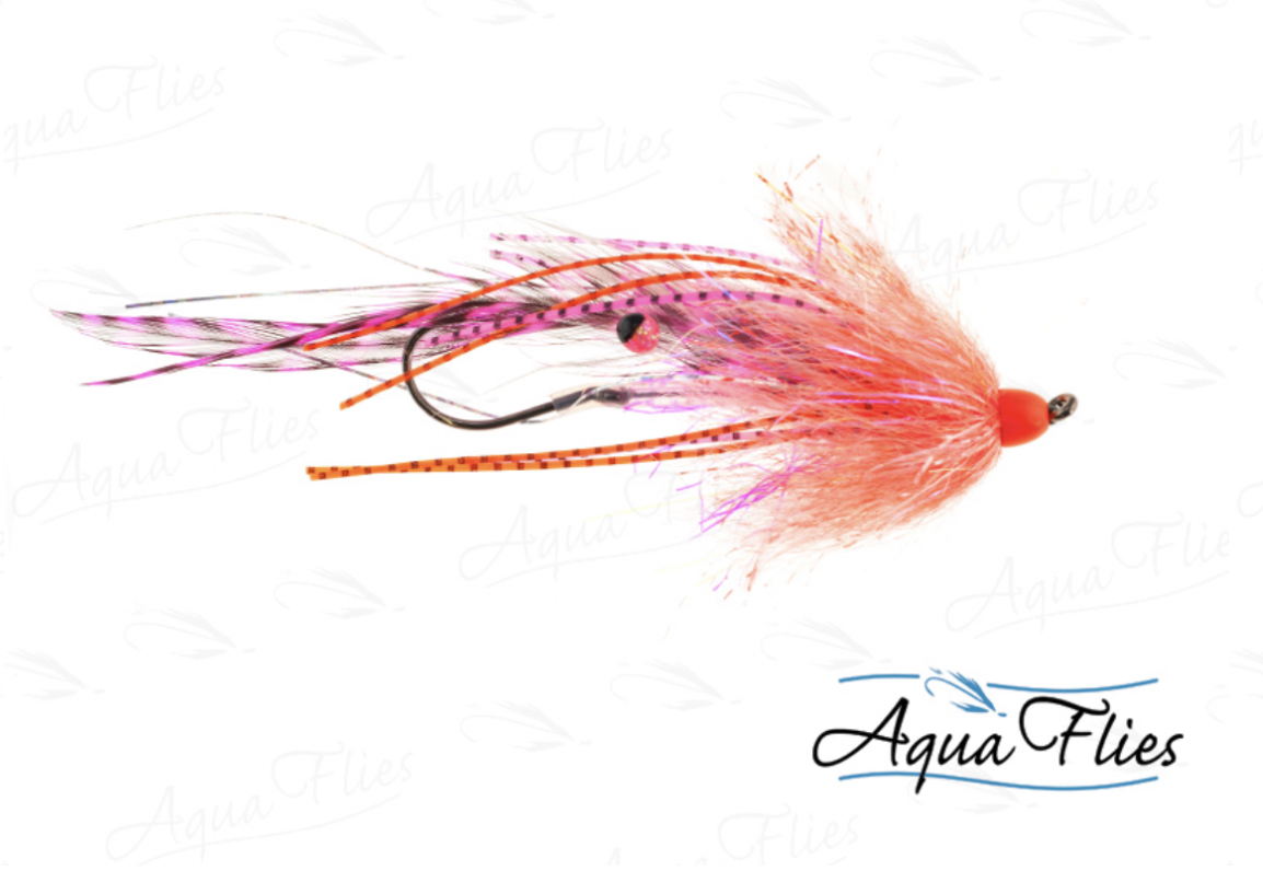 Aqua Flies Ultra Squid - Pink/Orange