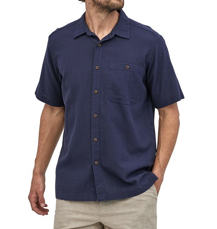 Patagonia M's A/C Buttondown Shirt - Classic Navy - Large
