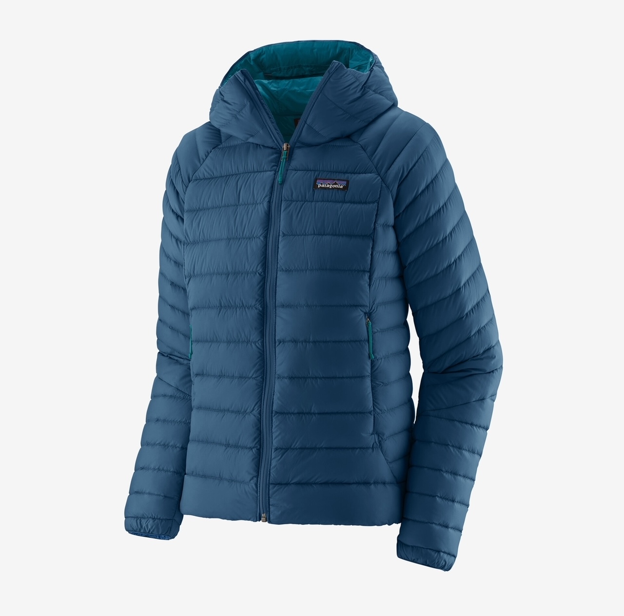 Patagonia W's Down Sweater Hoody - Lagom Blue - Small