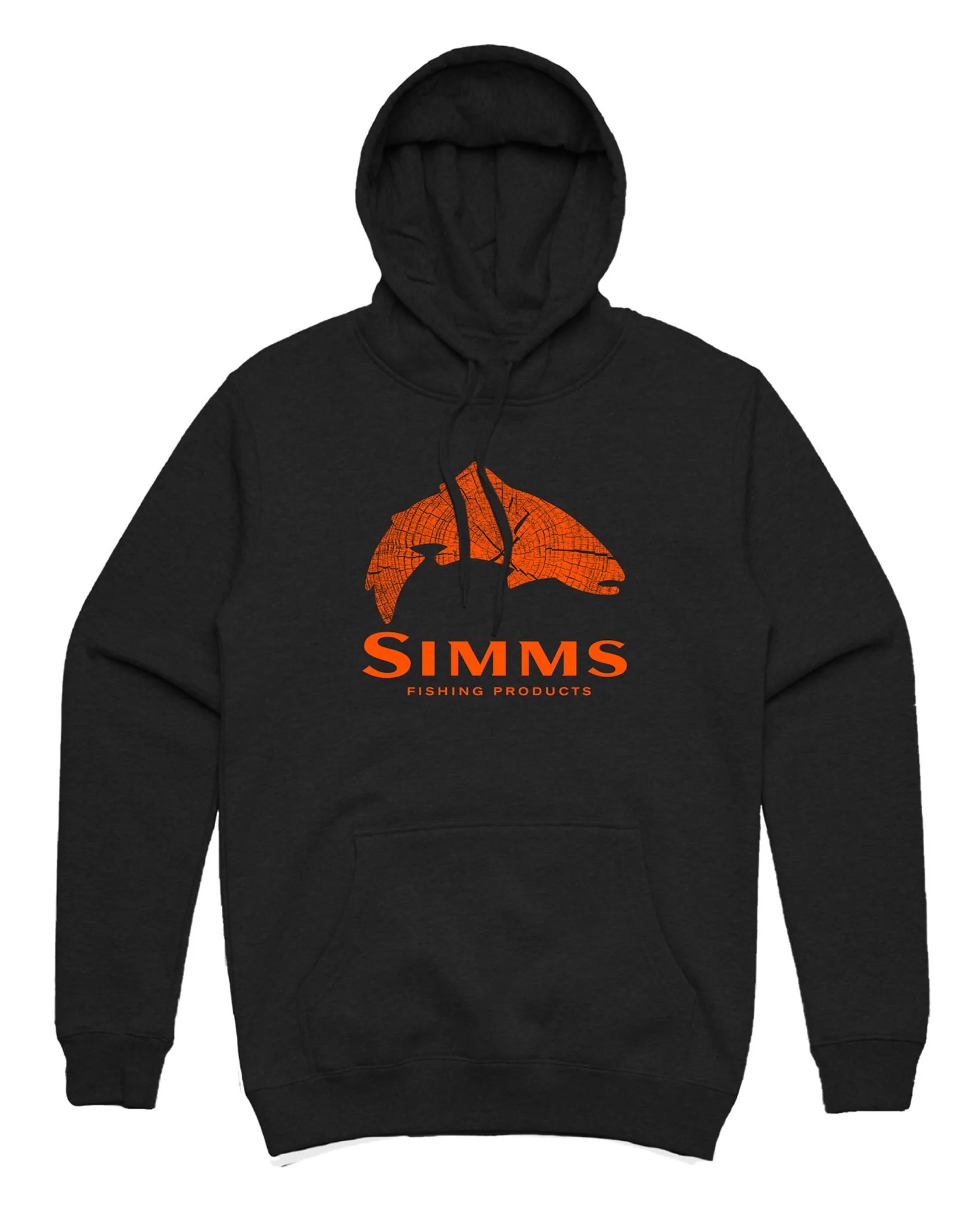 Simms M's Wood Trout Fill Hoody - Black - XL