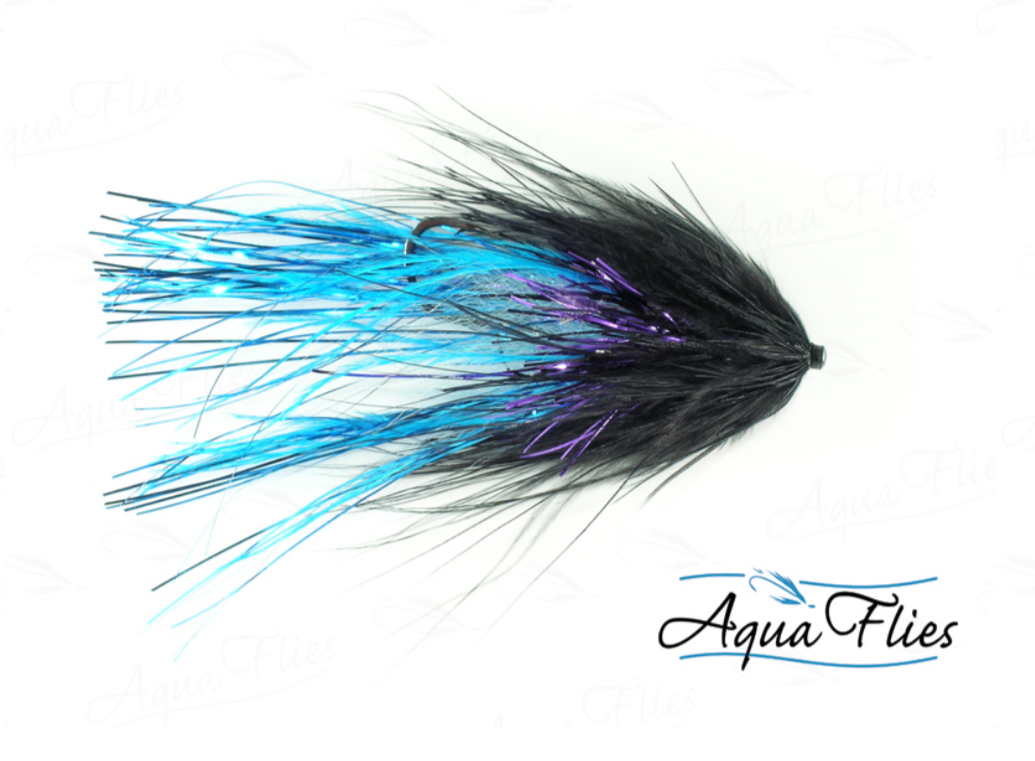 Aqua Flies Hartwick's Flashtail Tube - Black/Blue