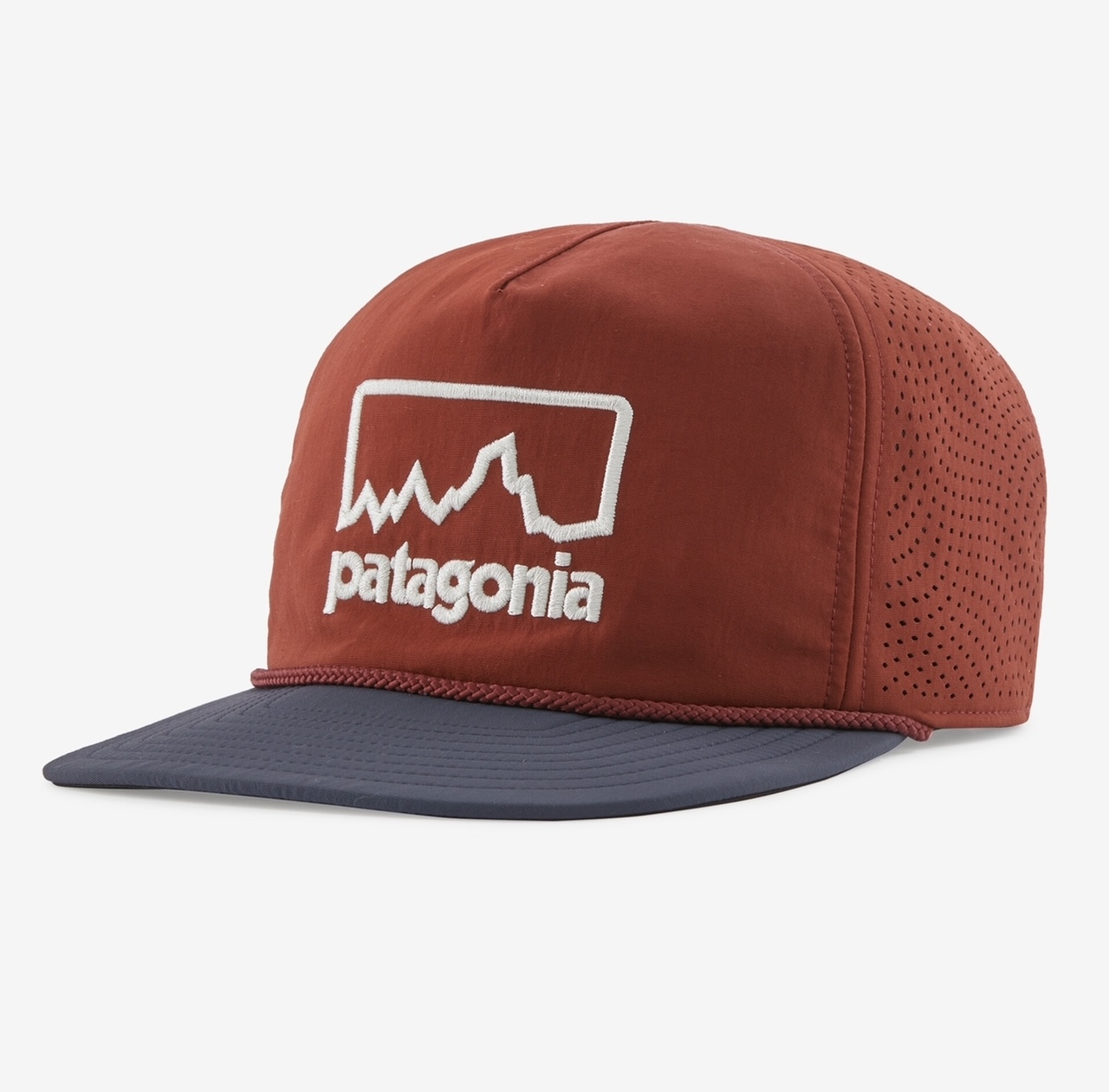 Patagonia Snowfarer Cap - Outline Logo: Fox Red