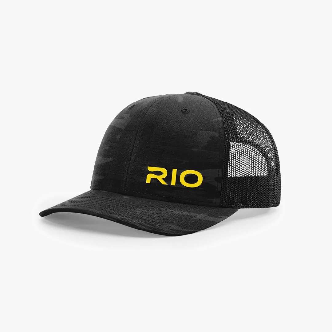 Rio Logo Mesh Back - Black Camo