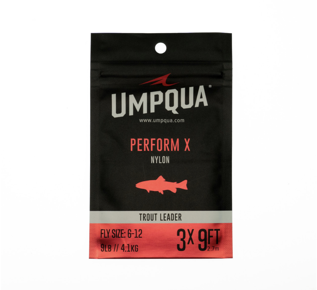 Umpqua Perform X Nylon Trout Leader - 9ft - 2x - 11lb