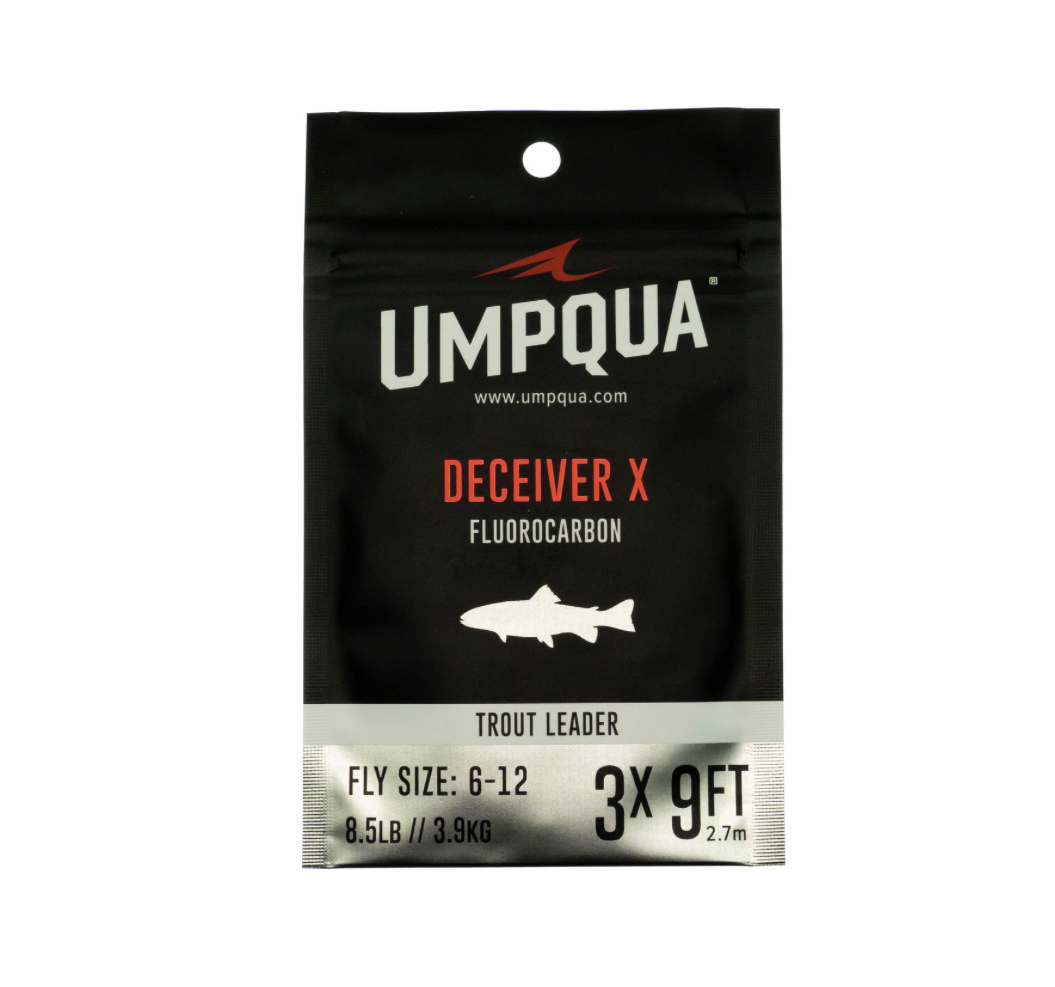 Umpqua Deceiver X Fluorocarbon Trout Leader - 9' - 5X - 5lb