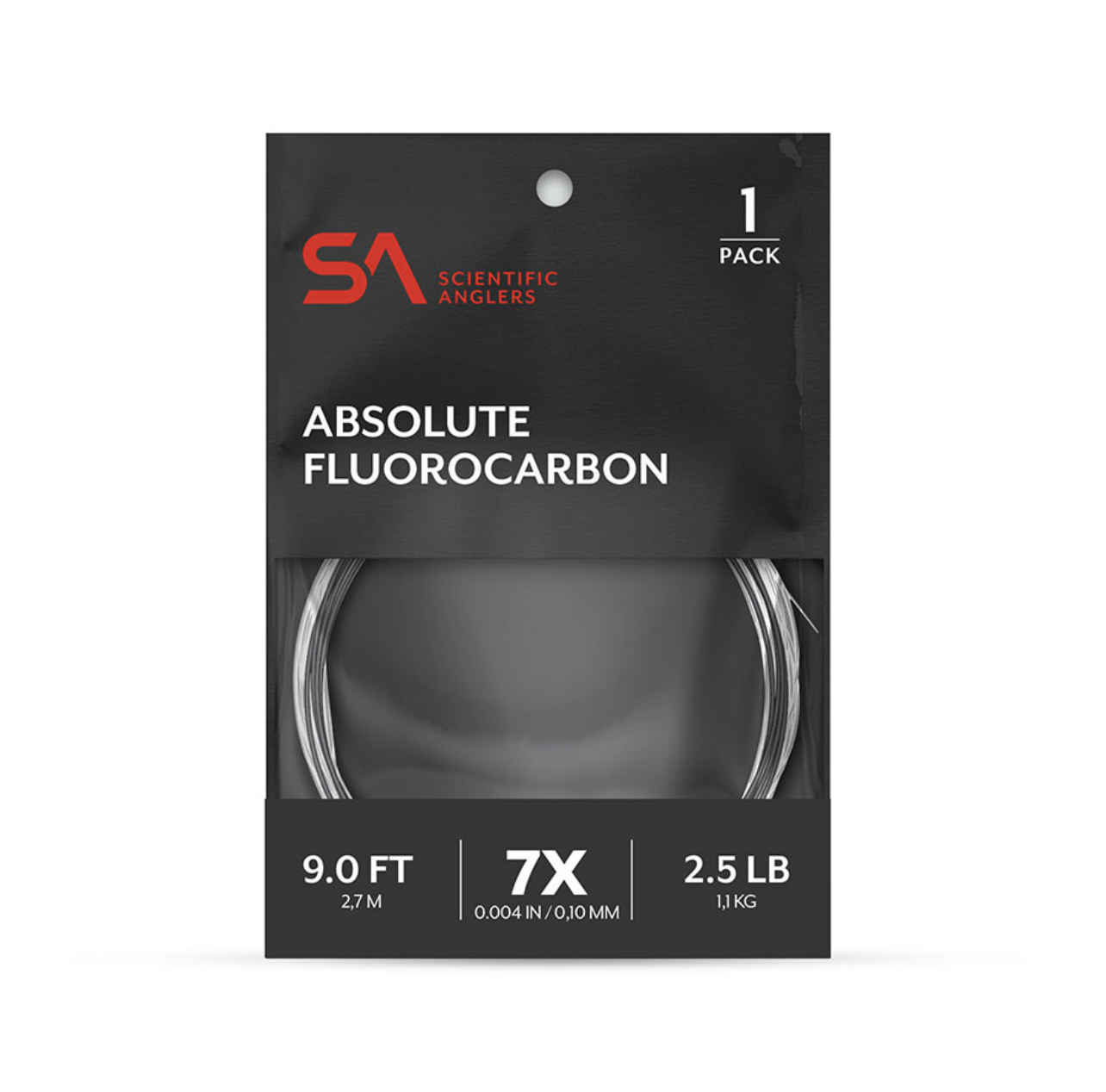 Scientific Anglers Absolute Fluorocarbon Leader - 12ft - 12lb