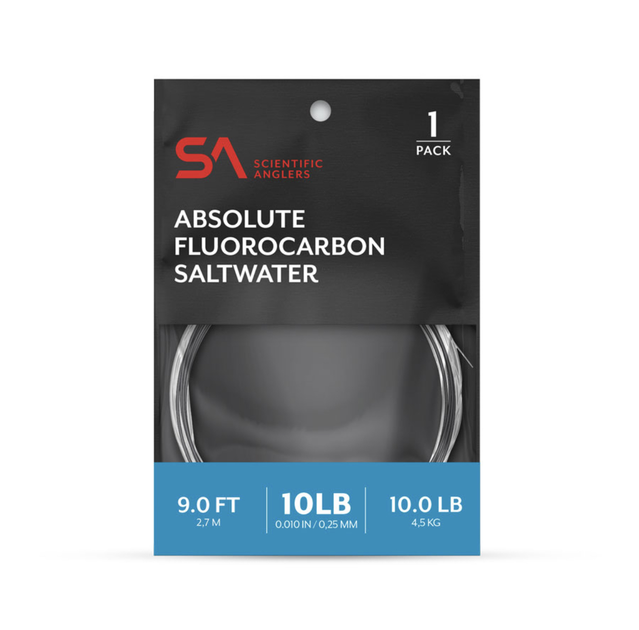 Scientific Anglers Absolute Fluorocarbon Saltwater Leader - 9ft - 16lb