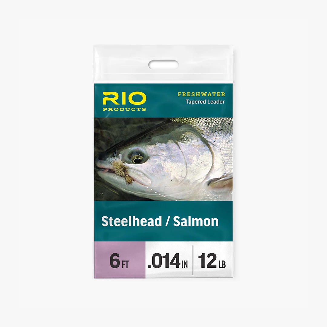 Rio Steelhead/Salmon Tapered Leader - Glacial Green - 12ft - 20lb
