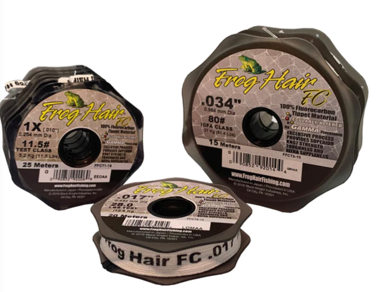Frog Hair Fluorocarbon Tippet - 100m Guide Spool - 3X - 8.8lb