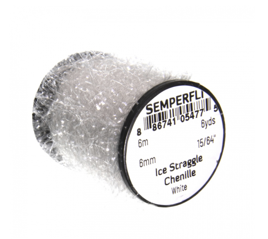 Semperfli Ice Straggle Chenille - White