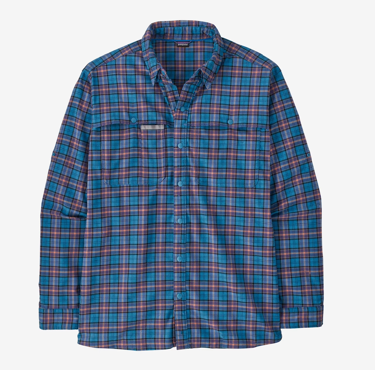 Patagonia M's Early Rise Stretch Shirt - On the Fly: Anacapa Blue - Medium