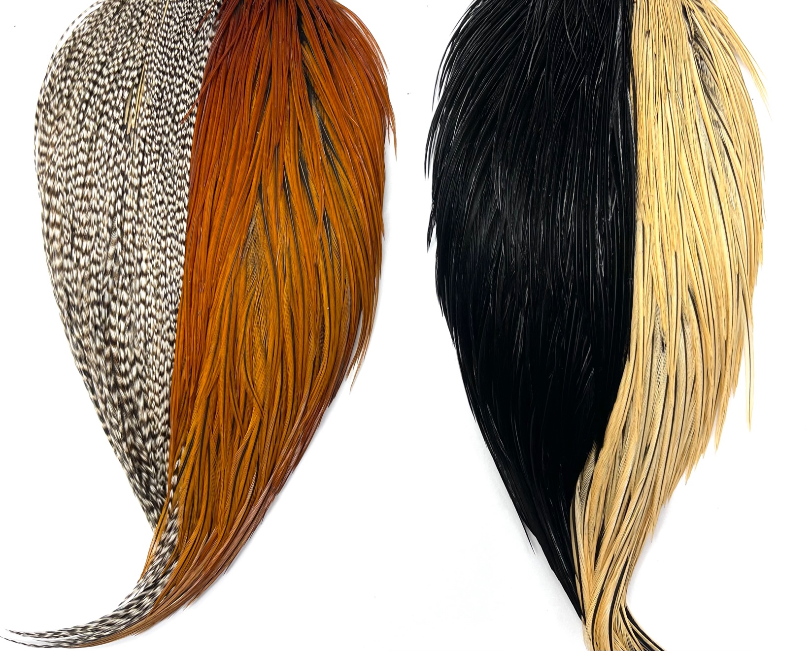 Whiting Farms Introductory Hackle Pack - Four 1/2 Capes - Mixed