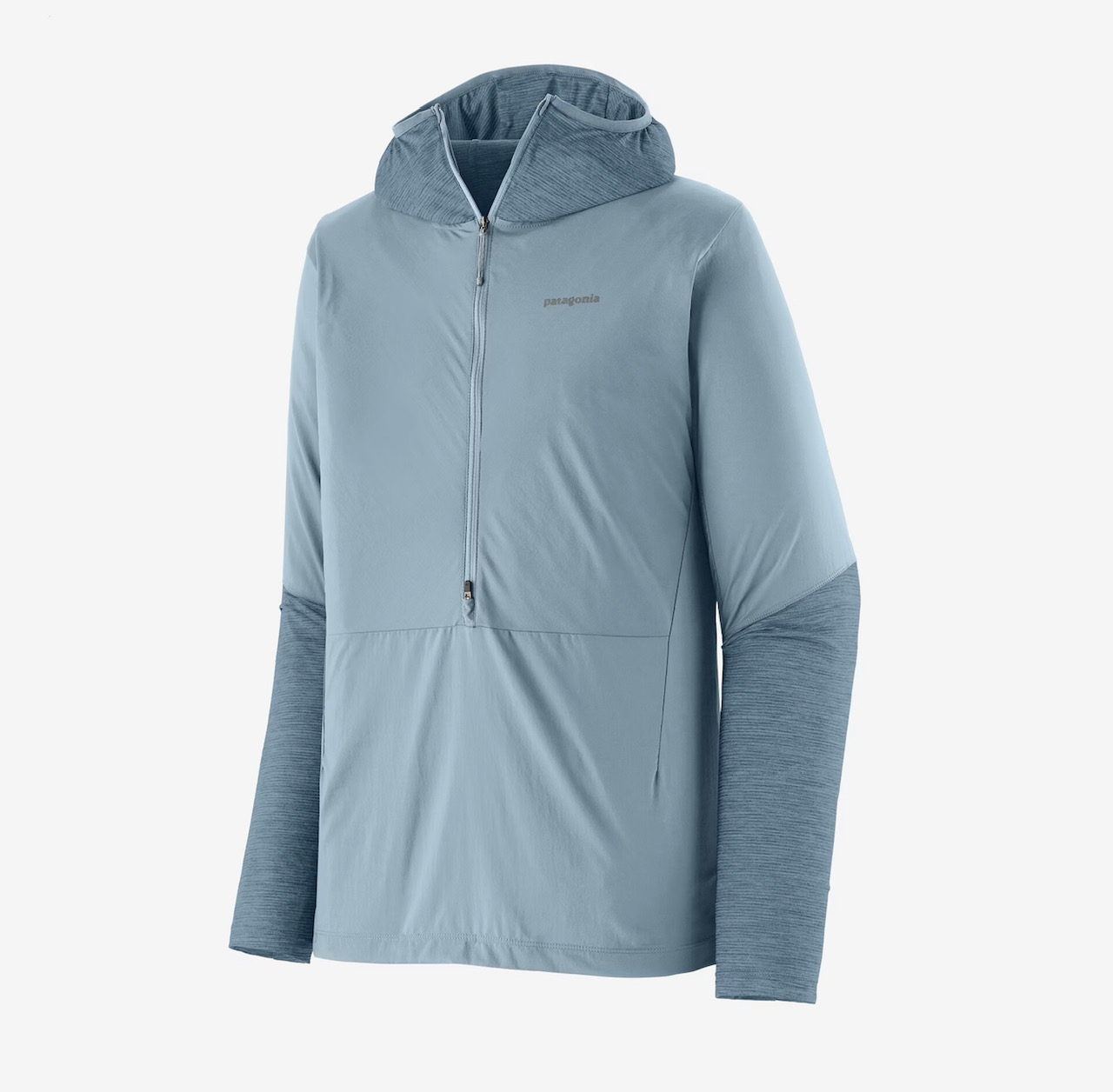 Patagonia M's Airshed Pro Pullover - Steam Blue - Medium
