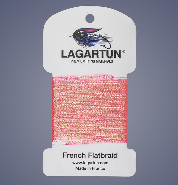 Lagartun Flat Braid - Fluor Pink