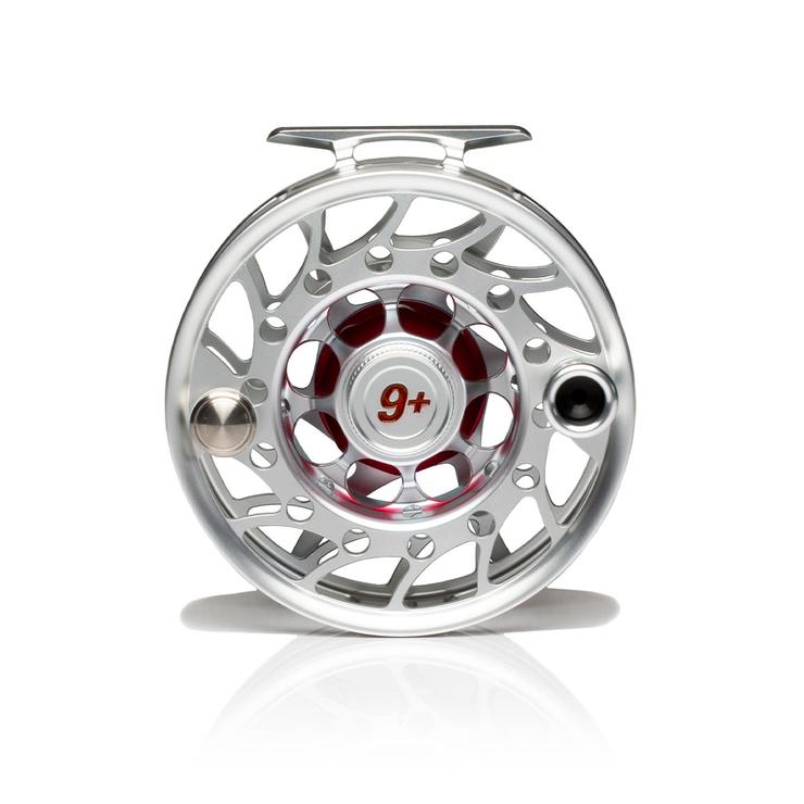 Hatch Iconic 9+ Clear/Red MA Fly Reel
