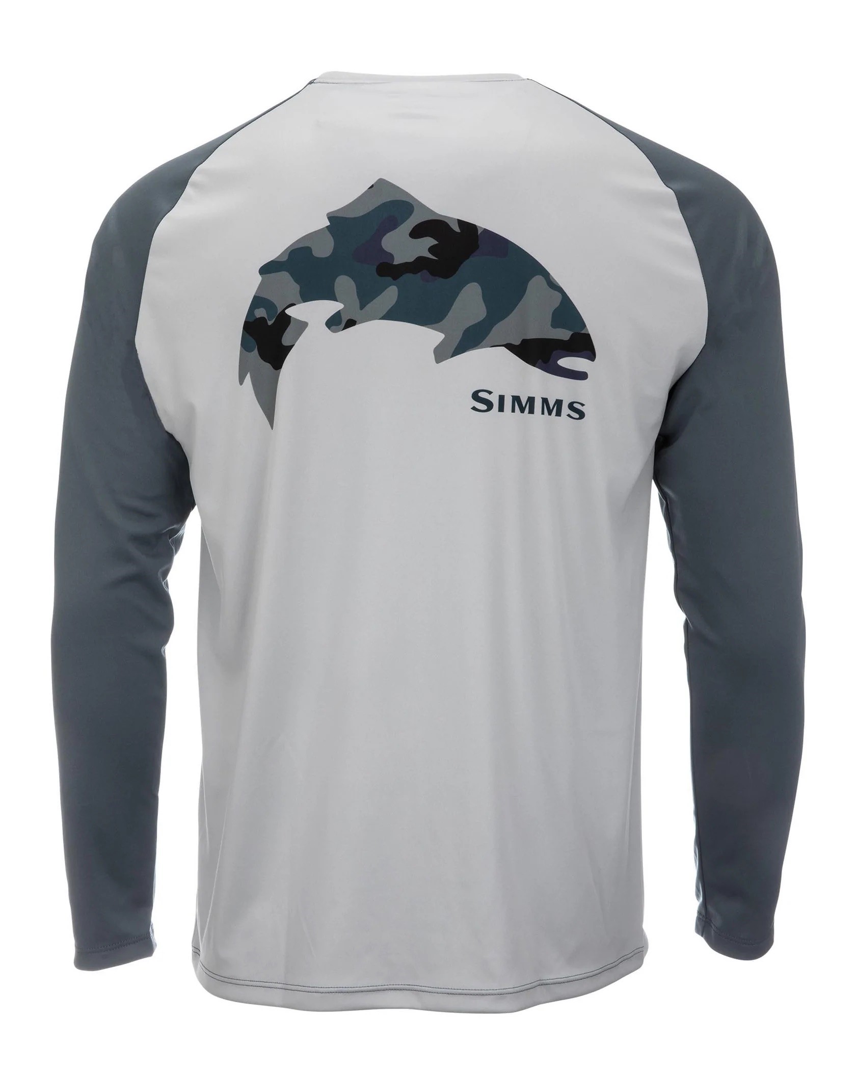 Simms M's Tech Tee - Trout/Sterling/Storm - XXL