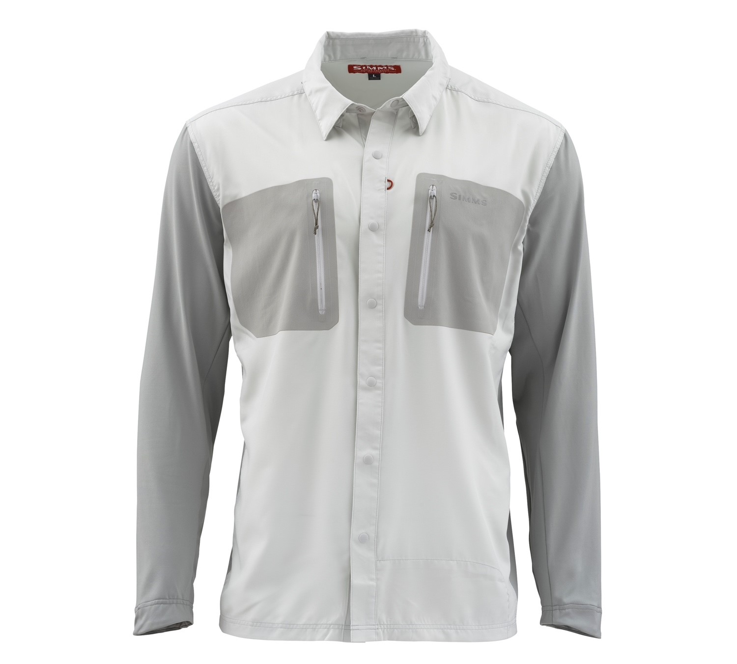 Simms M's TriComp Cool LS Shirt - Tundra - XL