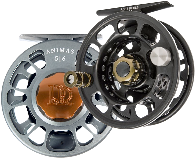 Animas Stealth Black With Bronze Hardware 9 - 10 Weight Fly Reel