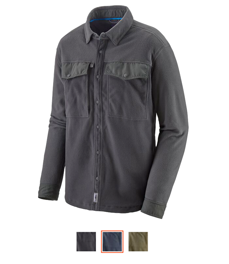 Patagonia Men's Long-Sleeved Early Rise Snap Shirt - Ink Black - XL